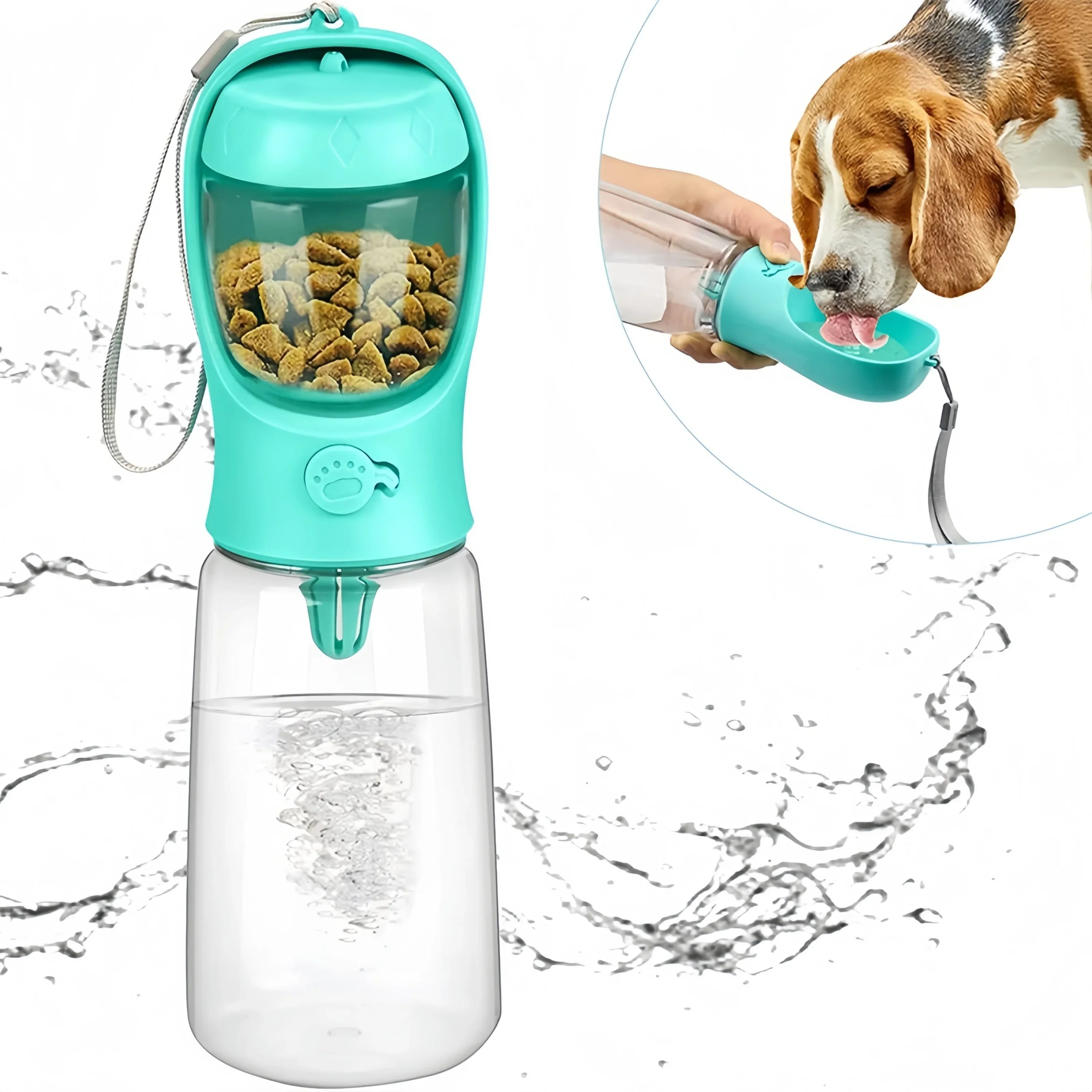 “Borraccia Portatile per Cani e Gatti – Acqua Sempre Pronta Durante le Passeggiate”