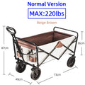 “Carrello Pieghevole Ultra Resistente – Trasporta Tutto Senza Fatica (Fino a 75kg)”